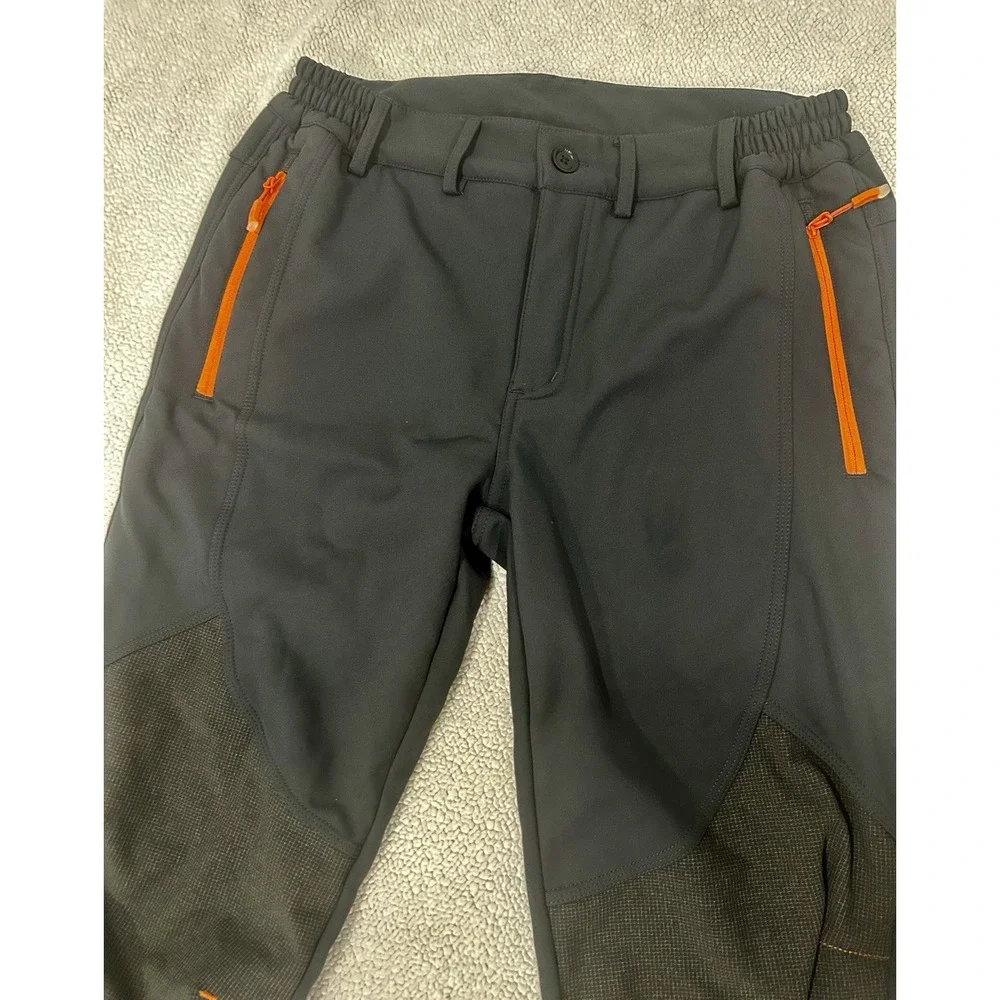 Gash Hao Men 32x32‎ Snow Ski Waterproof Softshell Pants Outdoor Hiking Fleece